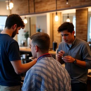Nimbus Shears community-focused barber shop ambiance
